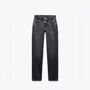 ZARA ZW Collection Low Rise Straight Leg Jeans